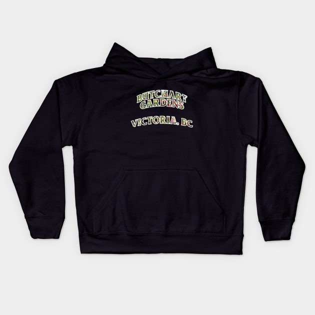 butchart gardens Kids Hoodie by swiftjennifer